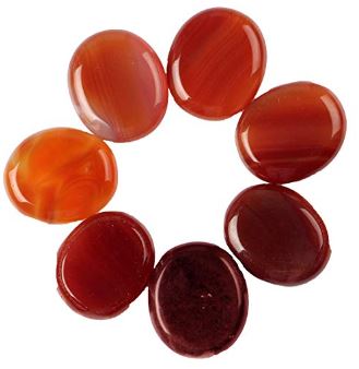 Carnelian palm stone